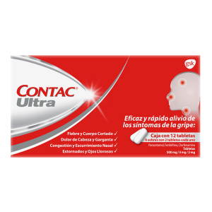 CONTAC ULTRA C/12 TABLETAS