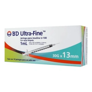 JERINGA BD INSULINA 1 ML C/10 (30GX13MM)