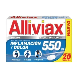 ALLIVIAX C/20 TABLETAS 550MG