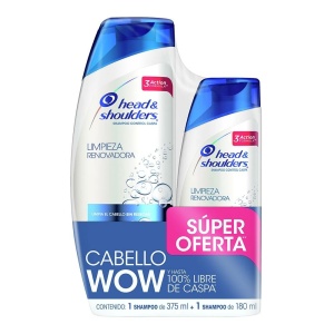 OF-SHAMPOO H&S 375ML+180ML LIMPIEZA RENOVADORA