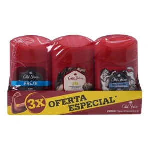 OF-DESODORANTE OLD SPICE BARRA MIX C/3 50G (FRESH/LE?A/WO