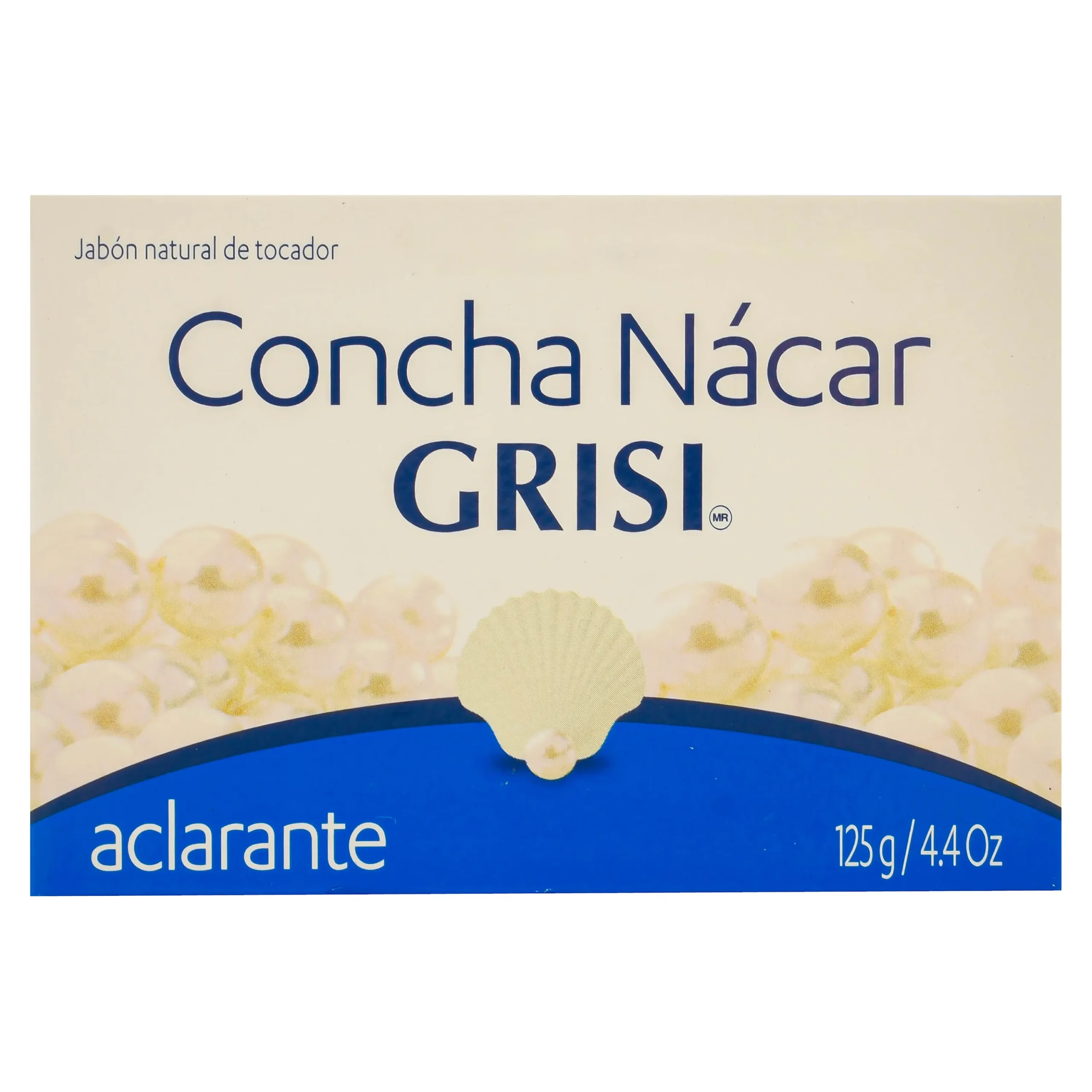 JABON GRISI CONCHA NACAR 125 G.