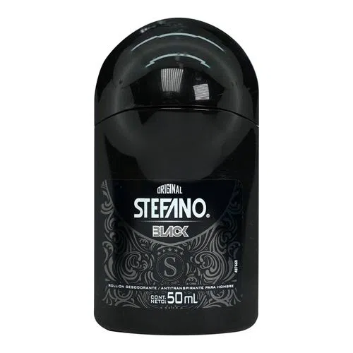 DESODORANTE STEFANO ROLL ON NEGRO 50 ML.