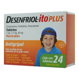 DESENFRIOL-ITO PLUS CON 24 TABS.