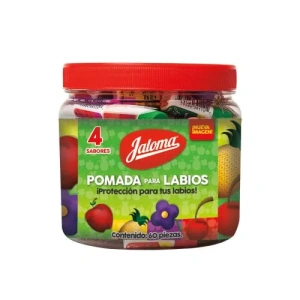POMADA JALOMA PARA LABIOS VITROLERO C/60 PZAS.