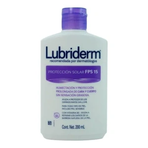 CREMA LUBRIDERM UV PROT.SOL. FPS-15 200 ML.