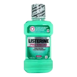 ENJUAGUE BUCAL LISTERINE DIENTES Y ENCIAS MENTA 250 ML