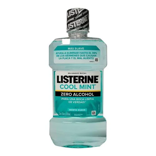 ENJUAGUE LISTERINE ZERO MENTA SUVE 500 ML