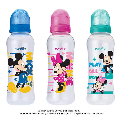 BIBERON EVENFLO MICKEY-MINNIE 8 OZ. (7223)