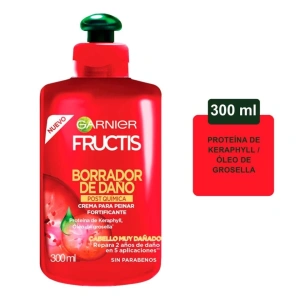 CREMA P/PEINAR FRUCTIS BORR.DANO P QUIM.300ML