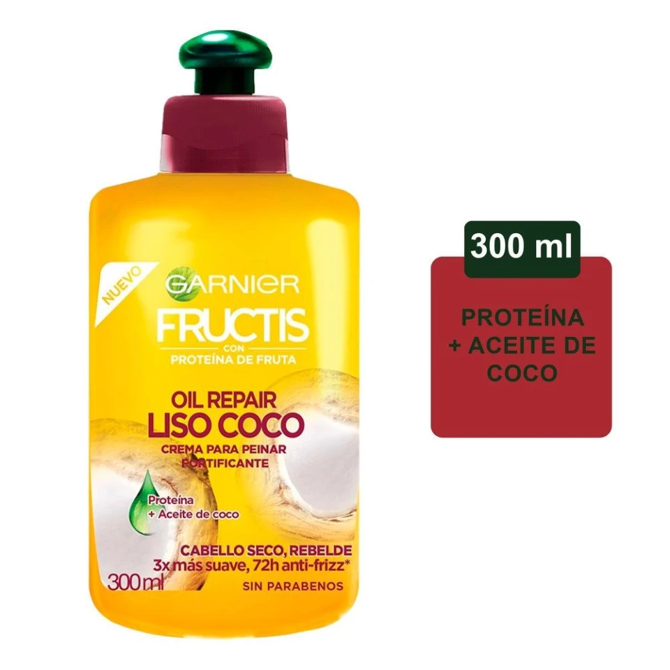 CREMA P/PEINAR FRUCTIS OIL REPAIR COCONUT 300ML