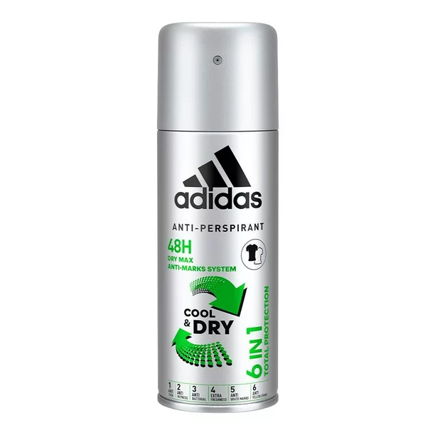DESODORANTE ADIDAS AEROSOL 6IN1 (H) 150 ML