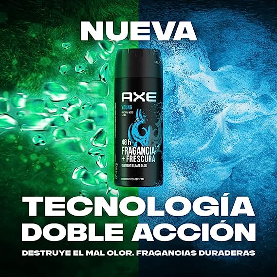 DESODORANTE AXE AEROSOL D YOUNG 97GR