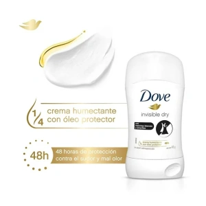 DESODORANTE DOVE BARRA ANT (M) INVISIBLE DRY 45 GRS.