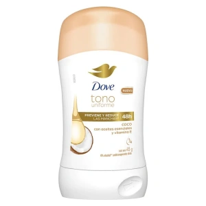 DESODORANTE DOVE BARRA CLEAR TONE COCO 45 GRS