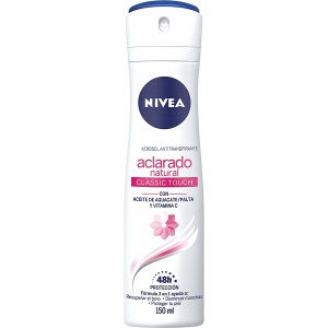 DESODORANTE NIVEA AEROSOL 150 ML ACLARADO NAT. BEUTY 0660