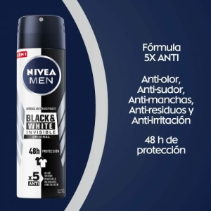 DESODORANTE NIVEA AEROSOL 150 ML POWER INVISIBLE 6711