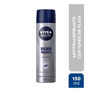 DESODORANTE NIVEA AEROSOL 150 ML SILVER PROTECT 5766