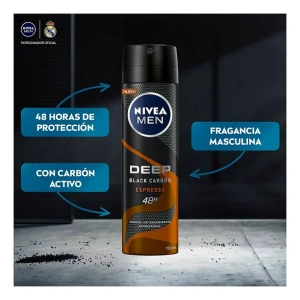 DESODORANTE NIVEA AEROSOL ANT MEN DEEP ESPRESSO 150ML2364