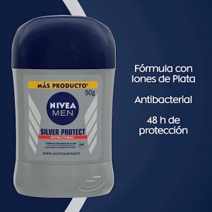 DESODORANTE NIVEA BARRA SILVER PROTECT 50G.  2886