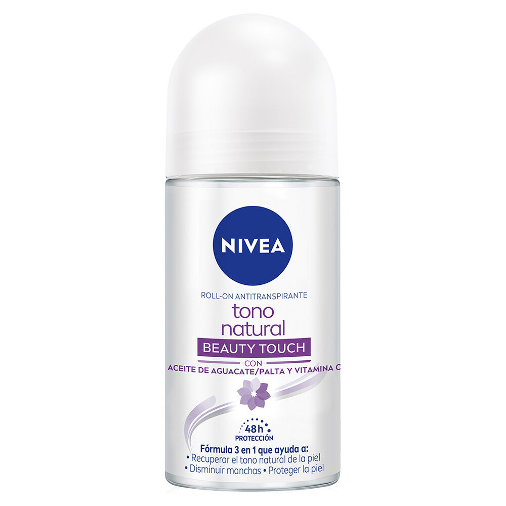 DESODORANTE NIVEA ROLL ON ACLARADO NAT. BEUTY 50 ML 0646