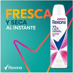 DESODORANTE REXONA AEROSOL (M) POWDER 89 GRS