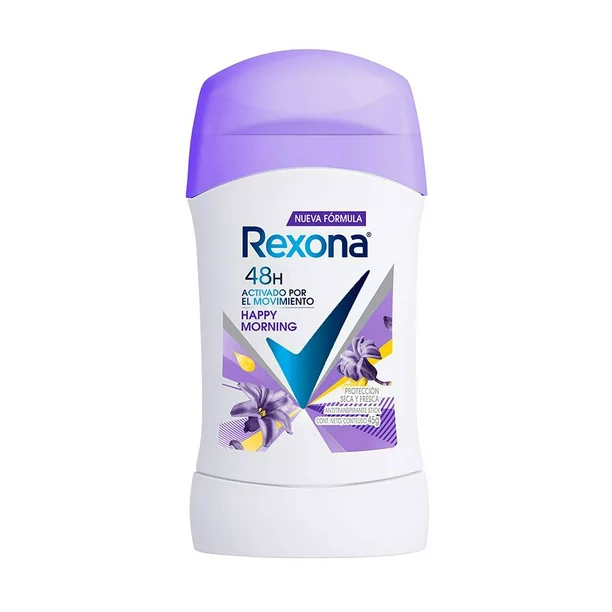 DESODORANTE REXONA BARRA (M) HAPPY MORNING 45 GRS