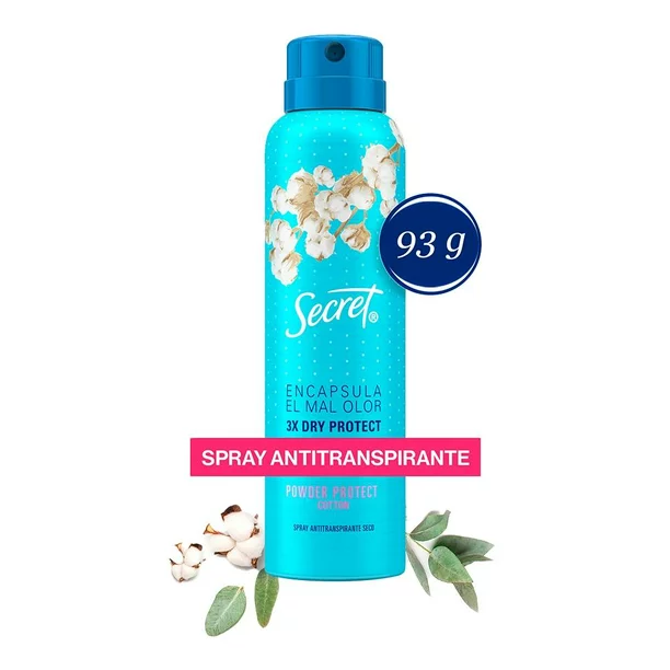 DESODORANTE SECRET AEROSOL ANT POWDER PROTECT (COTTON) 93