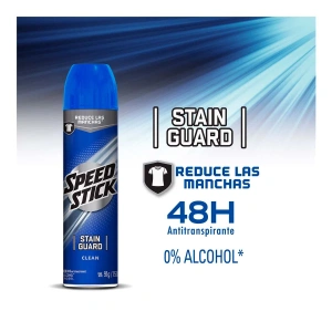 DESODORANTE SPEED AEROSOL STAINGUARD 91 G