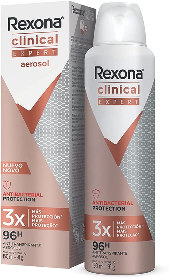 DESODORANTE REXONA CLINICAL AEROSOL ANT (M) ANTIB 91G
