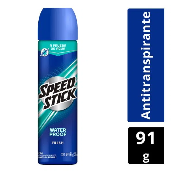 DESODORANTE SPEED AEROSOL WATERPROOF 91G