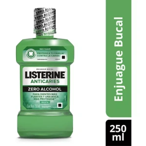 ENJUAGUE BUCAL LISTERINE ZERO ANTICARIES 250 ML