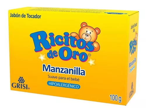 JABON GRISI RICITOS DE ORO MANZANILLA 100 GR