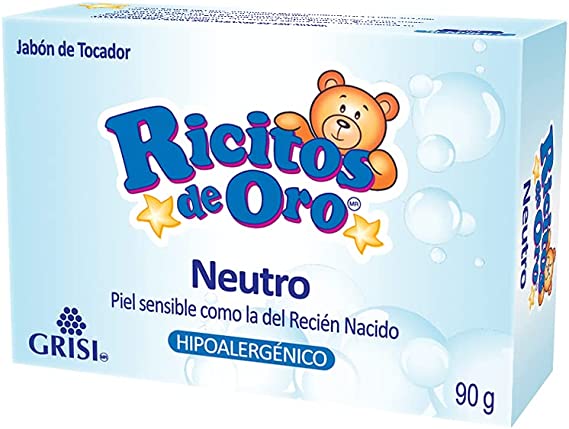 JABON GRISI RICITOS DE ORO NEUTRO 90 GR