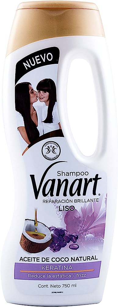 SHAMPOO VANART REP.BRILLO(KERATINA) LISO 750 ML