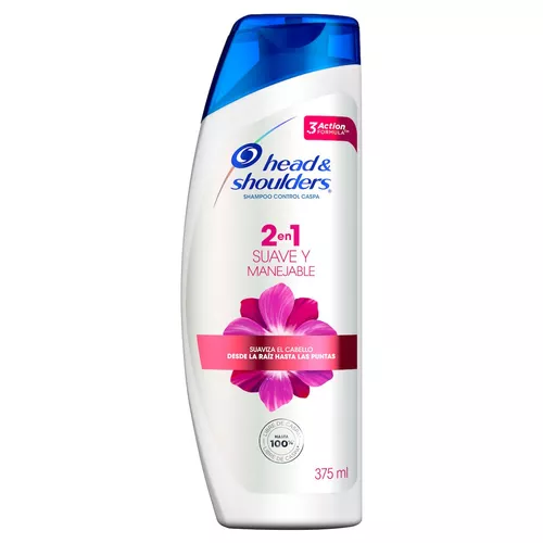 SHAMPOO H&S SUAVE Y MANEJABLE 2/1 375 ML