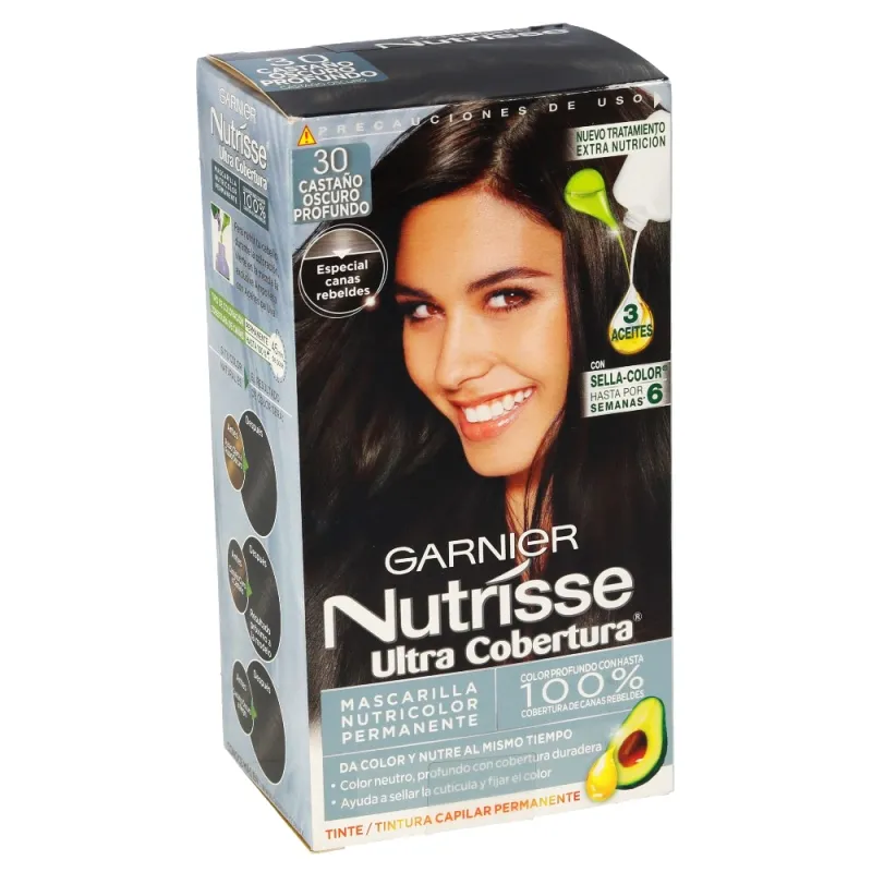 TINTE NUTRISSE 3.0 (ULTRA COB.) CASTANO OBSCURO PR