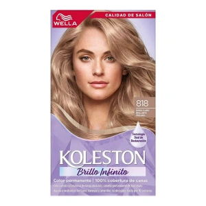 TINTE KOLESTON N-818 RUBIO CLARO BRILLANTE PERLADO