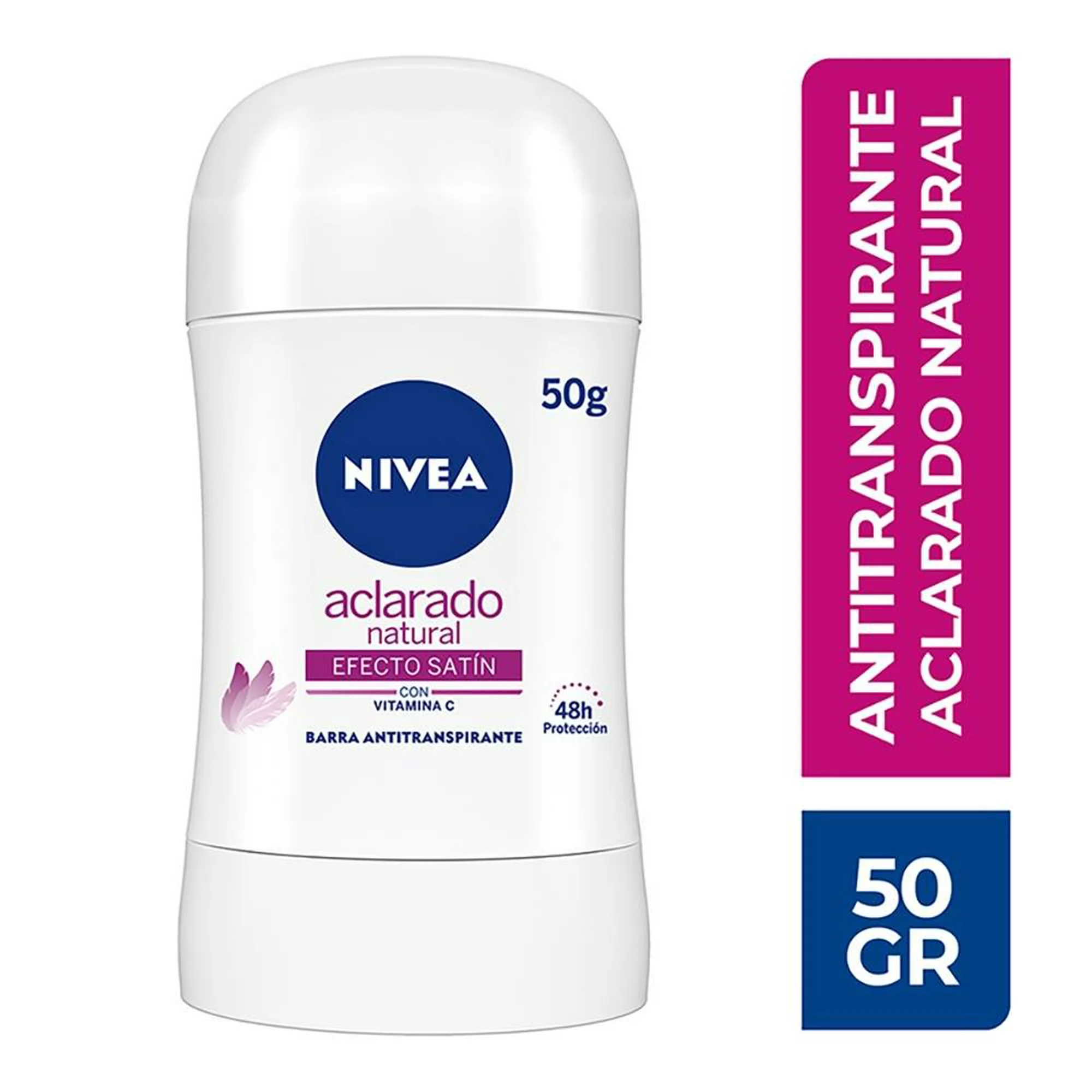 DESODORANTE NIVEA BARRA ACLARADO SATIN 50 G. 2947