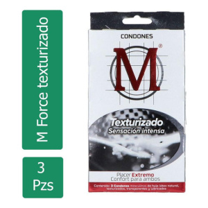 PRESERVATIVO M FORCE TEXTURIZADO CART /3