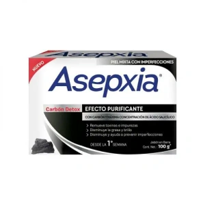 JABON ASEPXIA CARBON DETOX 100 G.