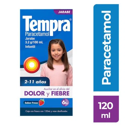 TEMPRA JARABE 120 ML.