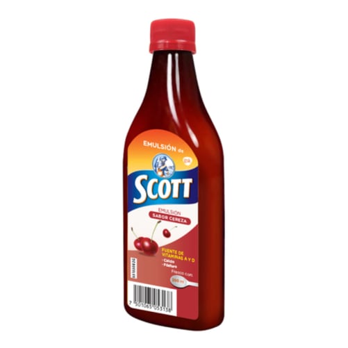 SCOTT EMULSION CEREZA 200 ML.