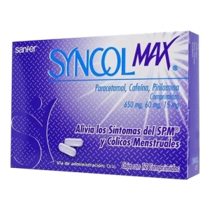 SYNCOL MAX PASTILLAS CON 12 COMPRIMIDOS