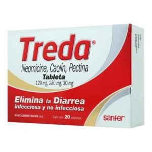 TREDA TABLETAS C/20 PZAS