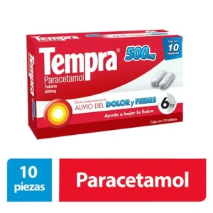 TEMPRA 500 MG. C/10 TABS.