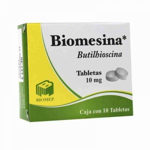 BIOMESINA SIMPLE  C/10 TABS (BUTILHIOSCINA)