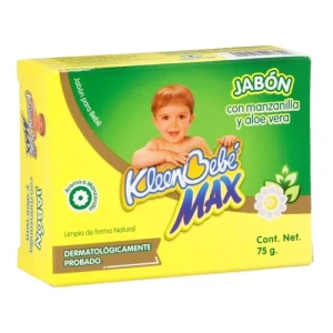 JABON BARRA KLEEN BEBE MANZANILLA 75 G.