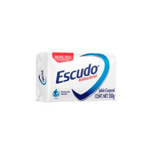 JABON ESCUDO BARRA NEUTRO 150 GR. (BLANCO)