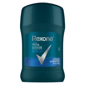 DESODORANTE REXONA BARRA (H) ACTIVE 45 GRS.